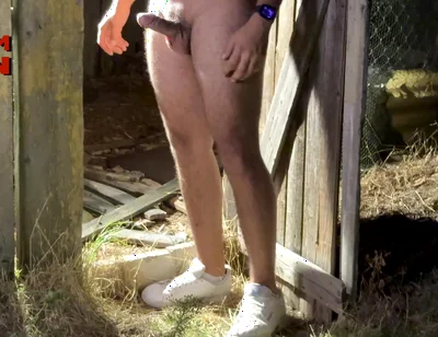 Emptying My Alpha Balls at the Shed