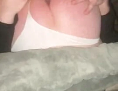 Anal play in thong