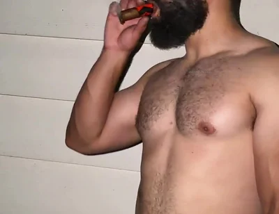 Backyard Cigar, Cum and Piss
