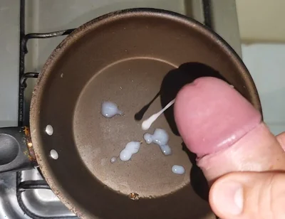 Wow, Tasty Fried Cum for Breakfast!!