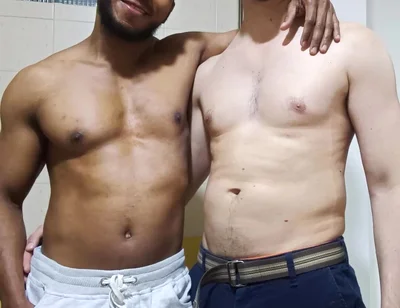 Gay Couple - Clothes to Naked