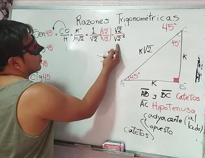 16 Trigonometry: 45 Angle - Trigonometric Ratios