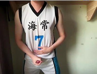 Kise Ryouta (kuroko No Basuke) Cosplay Masturbation Loud Moaning+nipple Play