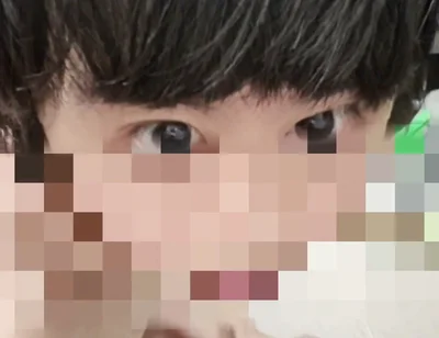 Cute Guy Masturbates with a Mosaic Face After Ejaculation, His Expression Super Cute and White Fluid Ejaculated