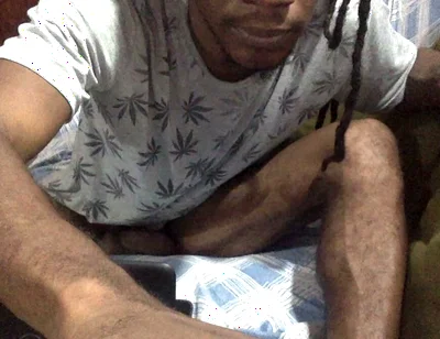 Caught Black Sexy Boy Masterbating