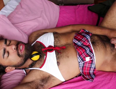 Hunk in Lingerie in an Embarrassing Situation (set 11)