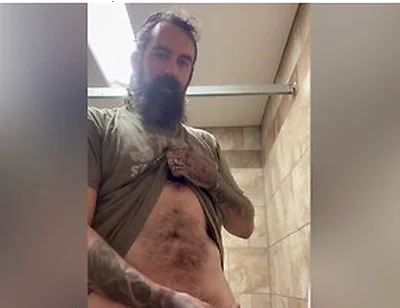 Jacking Off In Home Depot Bathroom: Stepdaddy Needed To Unload And Came All Over The Stall