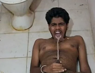 Desi Tamil Piss Drinking Slave