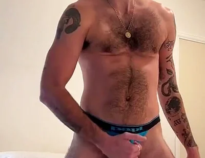 Little Solo Vid of Me in My Blue Papi Jockstrap