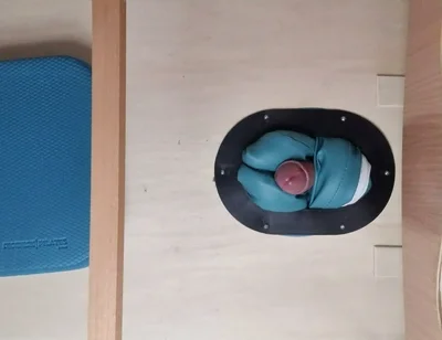 Fucking the Massage Table Below View