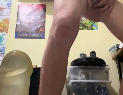 Fleshlight and Dildo Fucking for 12 Minutes Straight, Wet Horny Boy Long and Deep Fuck