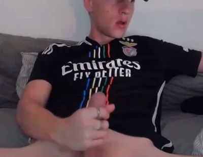 Horny Soccer Bro Caught on Webcam