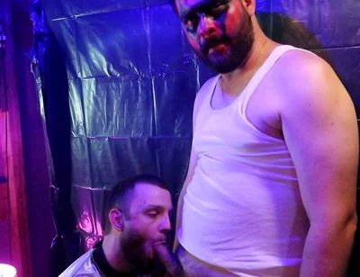 Risky BJ at Halloween Party While People Were Watching