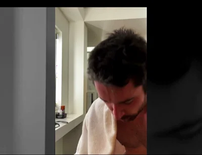 Drying off Locker Room After My Post-workout Shower