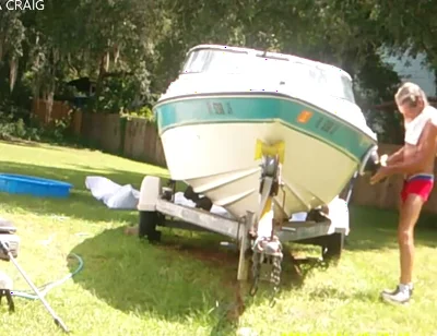 9-21-26 Cobras Buffing Out the Red Neck Boat Pool and Discussing a Clear Coat Foreasy Maintenance.