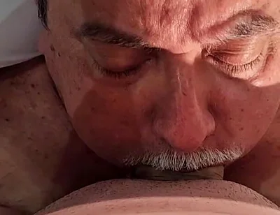 Boy Cumming on Stepdaddy