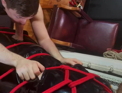 Latex Edging with Kris and Pup Amp