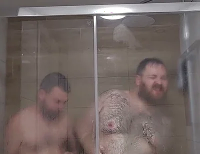 Bears in the Shower! (no Sex)