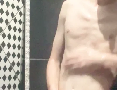 Kedoimath - a Skinny Twink in the Shower Rubbing the Soap in His Wet Body