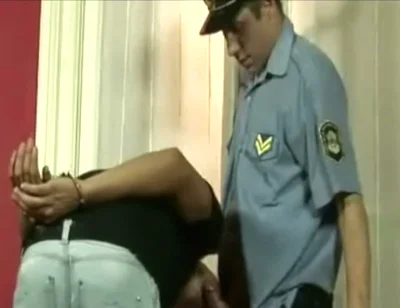 Mpunition by Policeman in Uniform