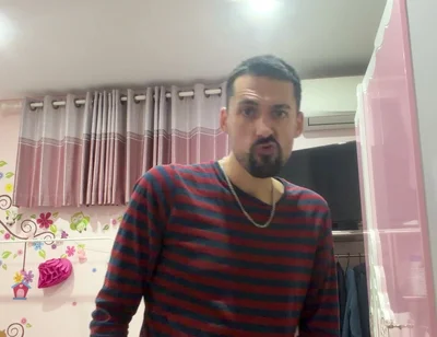 Hot Stepdaddy Jerking off Nuts Like Crazy