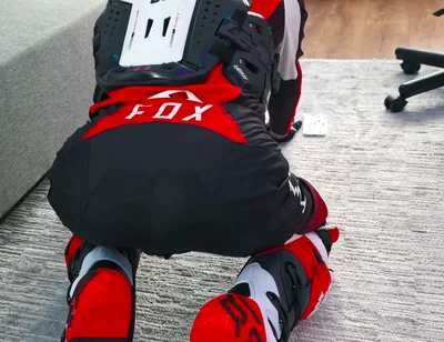 Playing with Motorcycle Boots