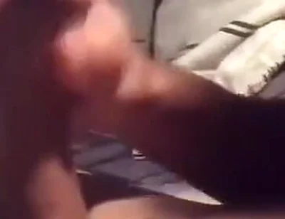 Handjob in Bed