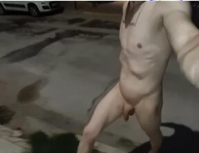 Naked Street - Walking Totally Naked On The Street