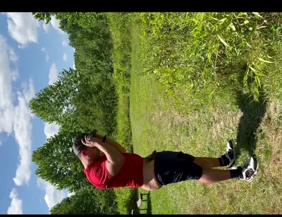 Half Strip and Piss at at the Park After a Long Workday