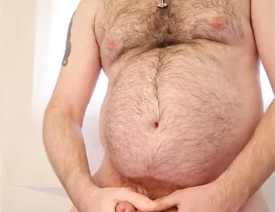 Watch Me Piss and Then See My Cock Spurt Out a Big Load of Cum!