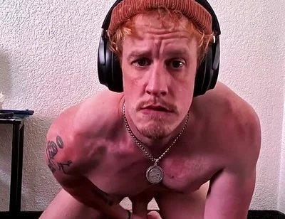 Sniffing and Tasting My Sweaty Piss and Cum Stained Jock While I Goon Out