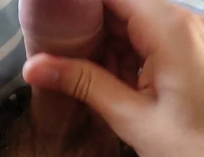 Rubbing One Out Quick Jerk and Cum
