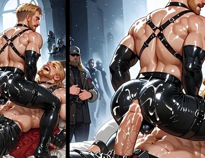 Scenes Revealing a Casual Gay Encounter at a BDSM Club on a Cold Night in Berlin