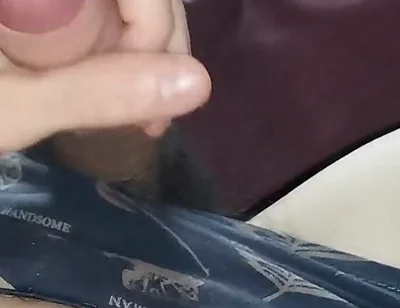 Big Hairy Powerful Masturbates to Music