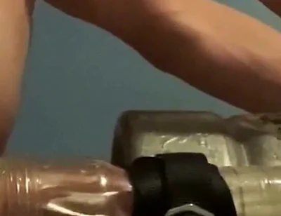 My Fleshlight Ice Strapped to a Keg