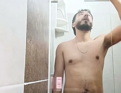 So Hot Masturbating in the Bathroom