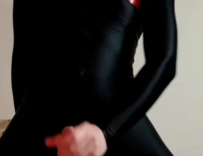 Needy Black Suit Pup Strokes and Cums. Full on My Fancentro