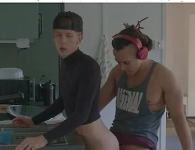 White Twink Fucked Raw By Latino Top With Dreads, While Doing Dishes