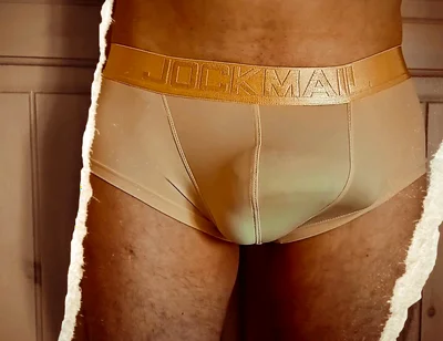 Forbidden Touch in Public. His Tool Is Throbbing When He Unloads His Load Inside His Lycra Pants.