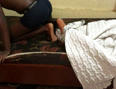 Workout and stretching my Ass in room