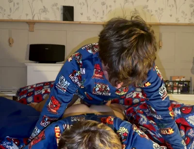 Twink Couple Fuck in Bed, Then Solo Cumshots