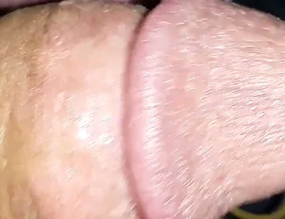 Anal Sex Toy Inside My Ass Ring Cock and Eggs Handjob in Close-up
