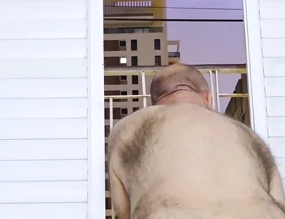 Making Myself Horny in Front of the Street, and Draining My Sperm Factory