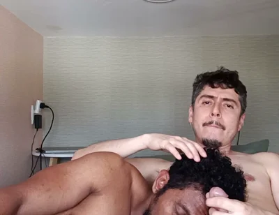 Cumshot on Bodybuilder's Face