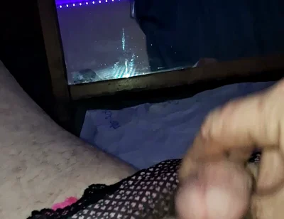 Piss and Cum!!! Panty Pee