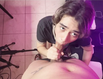 My Femboy Sucking My 20 Cm Cock