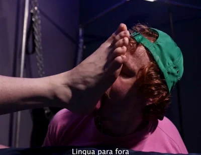 Christian Hunter Worships the Feet, Socks, and Sneakers of Dom Master Victor Punish