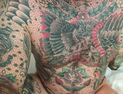 Tattooed Dom Ass Worship Solo