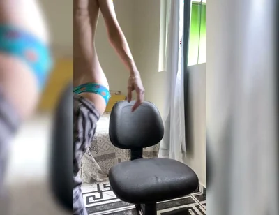 Skinny Blonde Twink Taking off His Clothes and Showing His Ass Waiting to Be Fuck