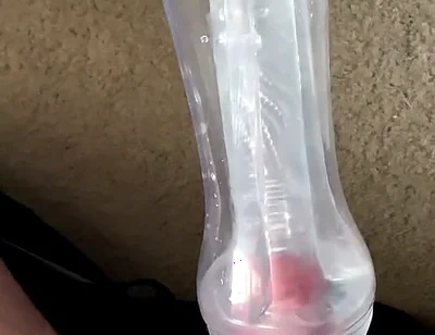 Fucking My See Though Pocket Pussy